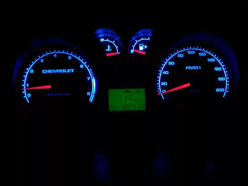 Щиток приборов Шевроле Авео т250