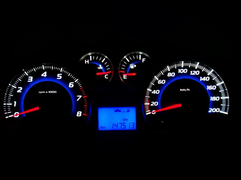 Шкалы приборов Шевроле Авео т250