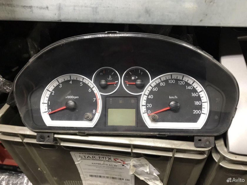 Панель приборов Авео т250