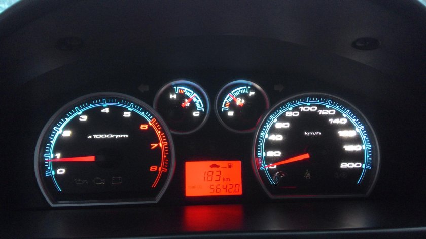 Панель приборов Chevrolet Aveo t250