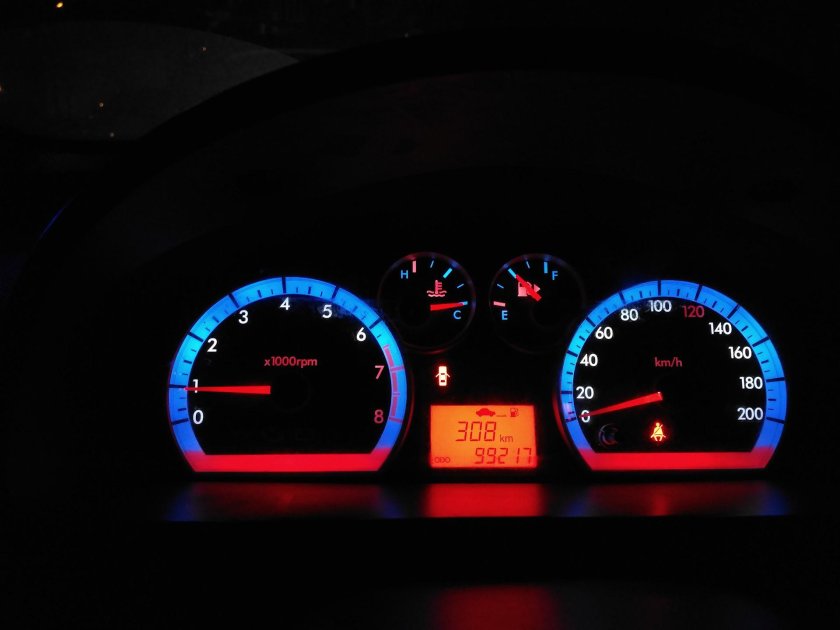 Приборка шевроле авео