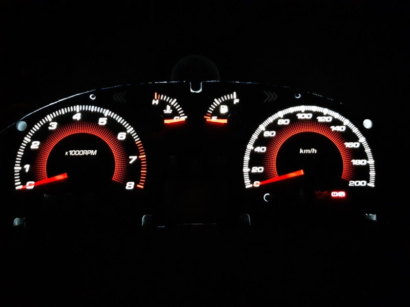 Пересвет панели Авео т250