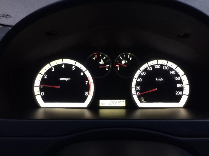 Приборная панель Авео т250 индикаторы