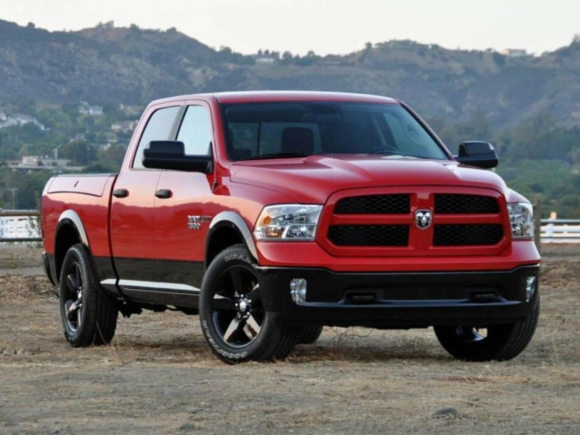 Dodge Ram 1500 красный