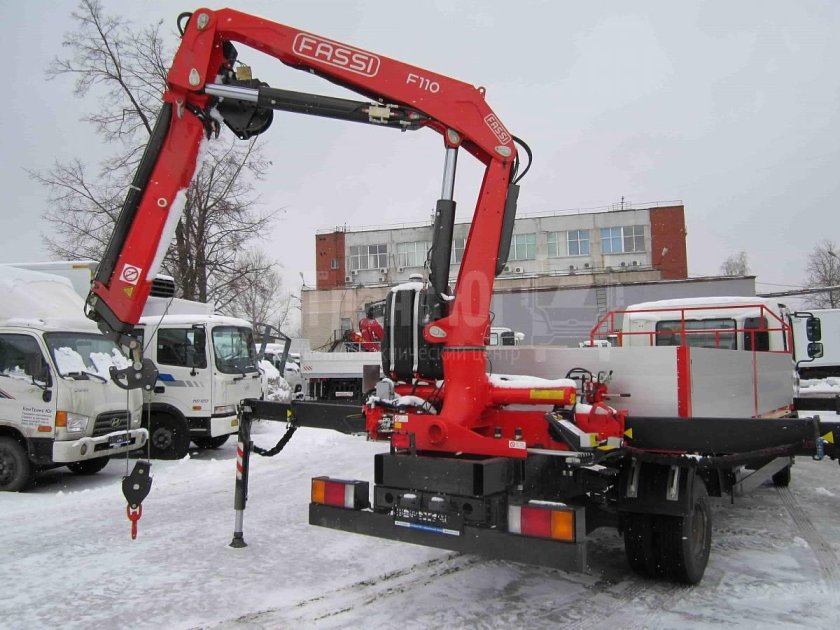 Hyundai hd120 кран манипулятор