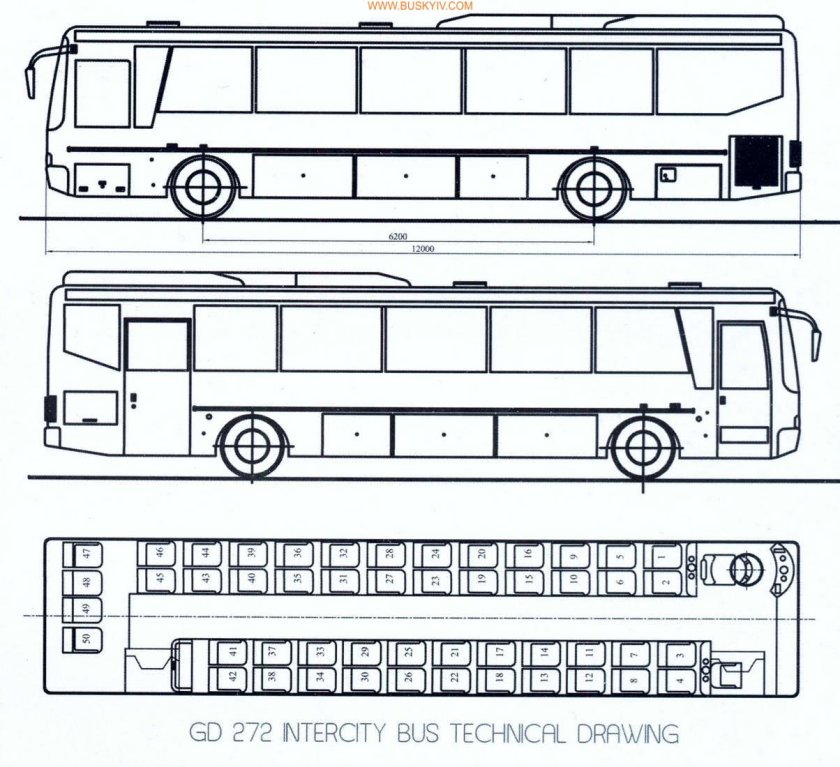 Автобус места схема расположения