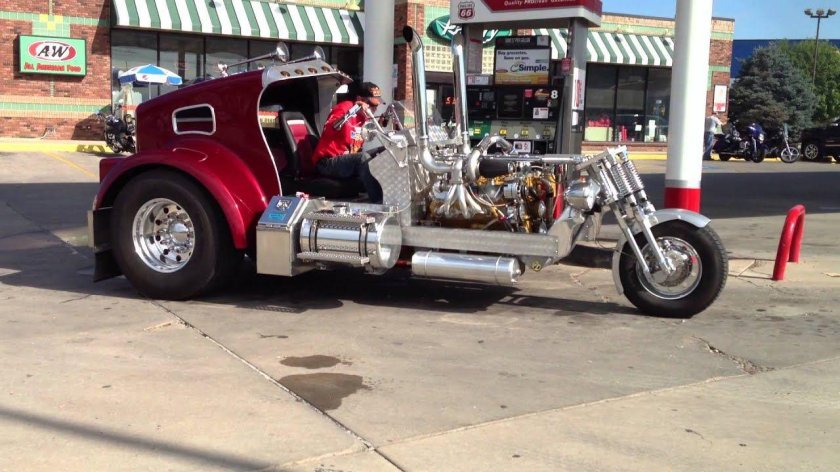 Трайк с двигателем v6