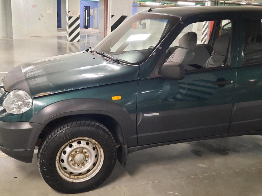 Шевроле нива бертоне зеленая