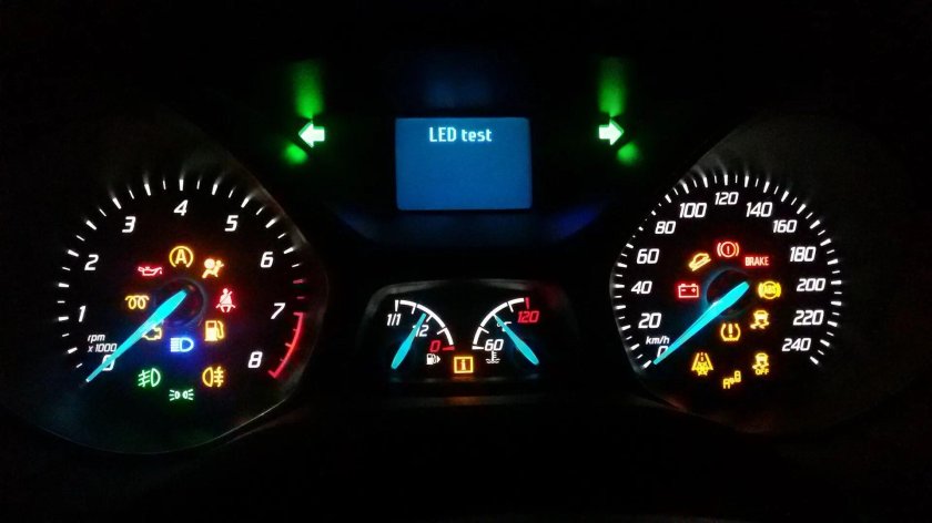 Индикация приборов Ford Focus 2