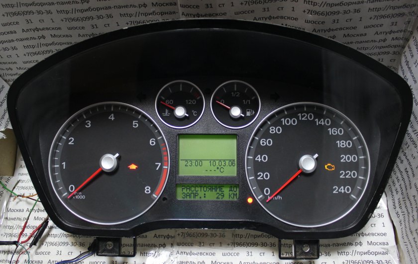 Панель приборов Ford Focus 2