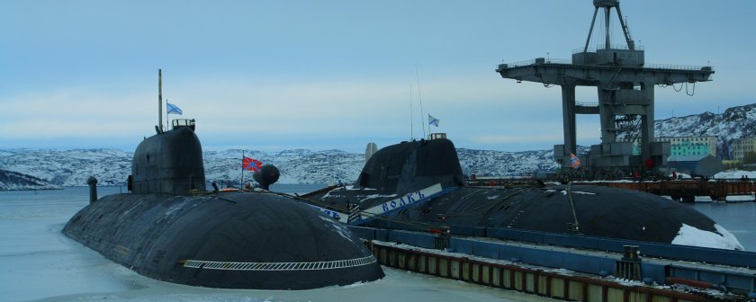 Гаджиево база подводных лодок северного флота
