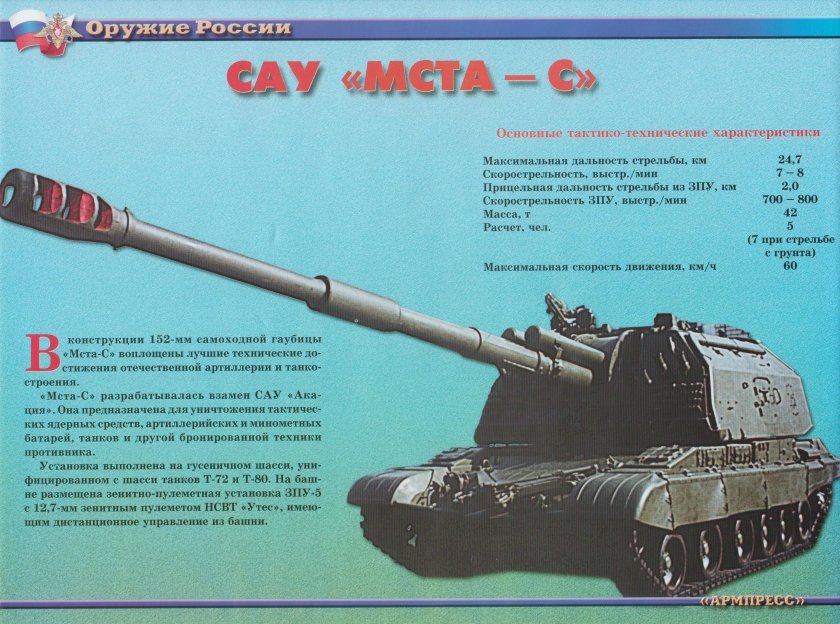 152-Мм САУ 2с19 «Мста-с»