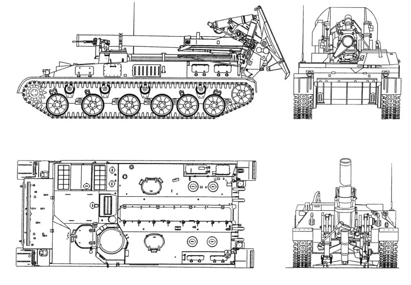 240 Мм самоходного миномета 2с4