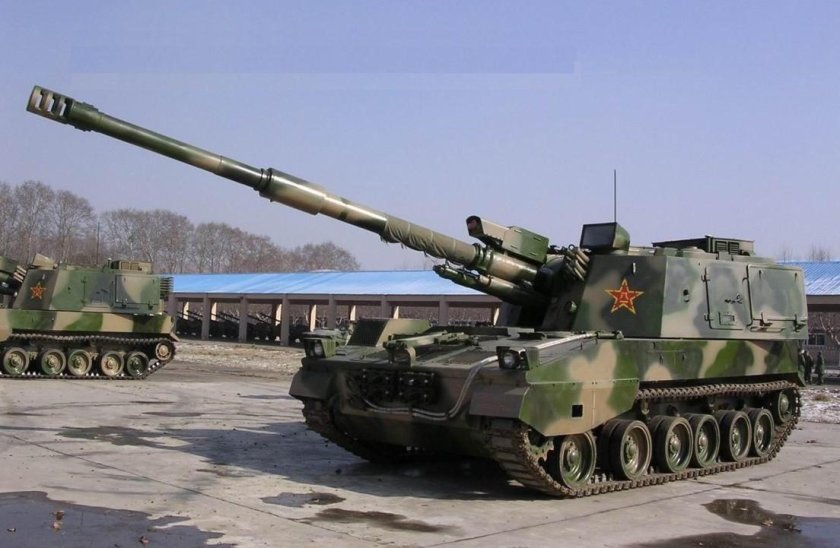 САУ plz-05 КНР