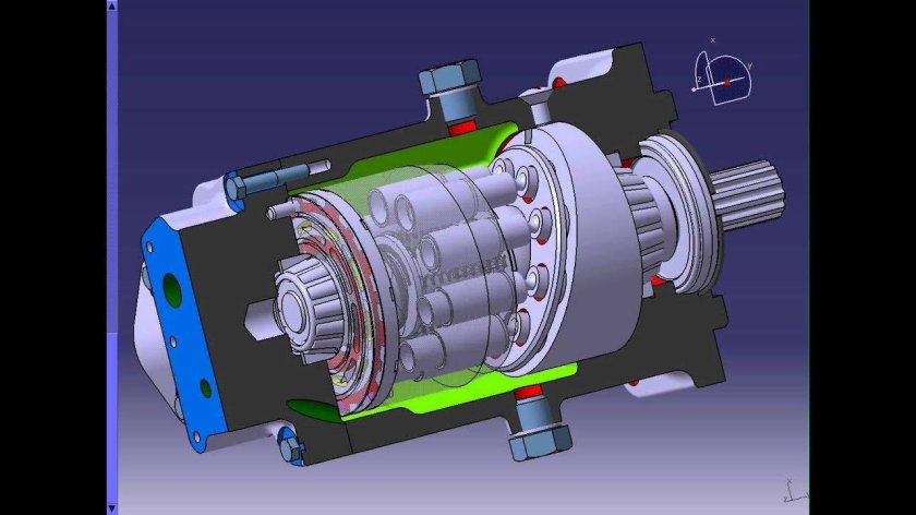 Аксиально-плунжерный насос