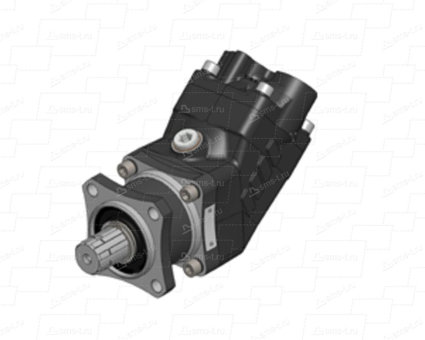 Двухпоточный аксиально поршневой гидронасос