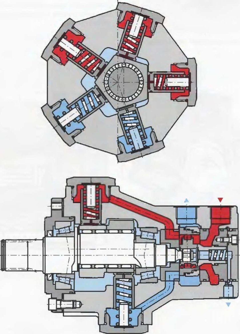 Радиально-поршневой гидромотор gm2