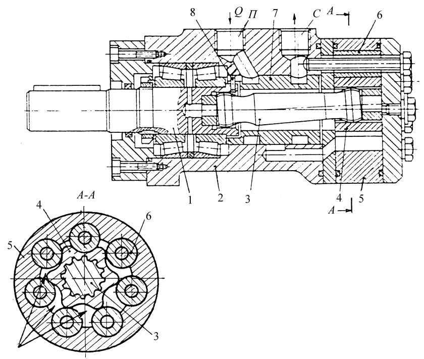 Гидромотор МГП 160 чертеж