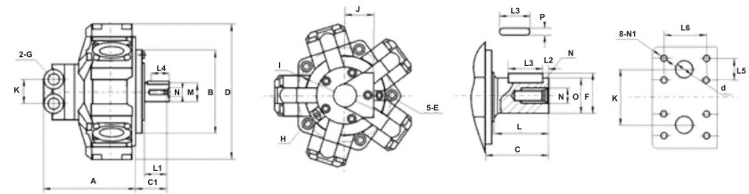 Гидромотор МРФ-400