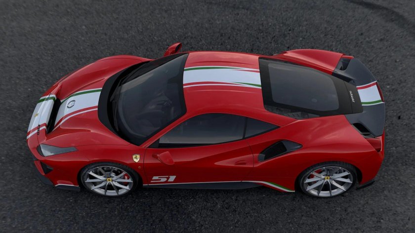 Ferrari 488 pista салон