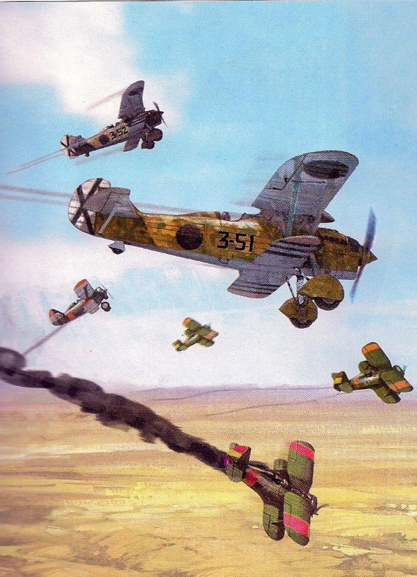 Fiat CR.32 самолет