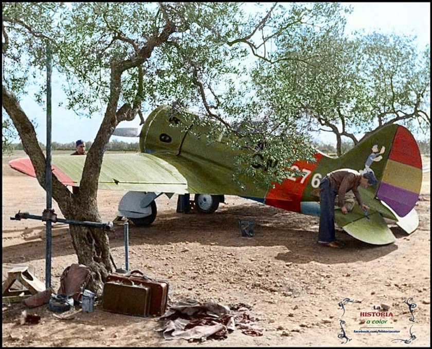 И-16 В Испании