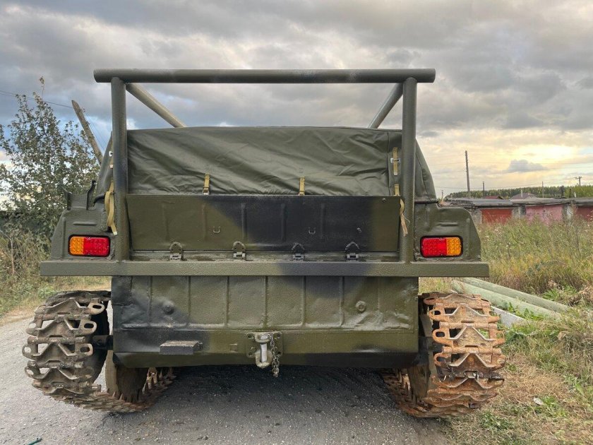 Гусеничный вездеход гтсм газ-71
