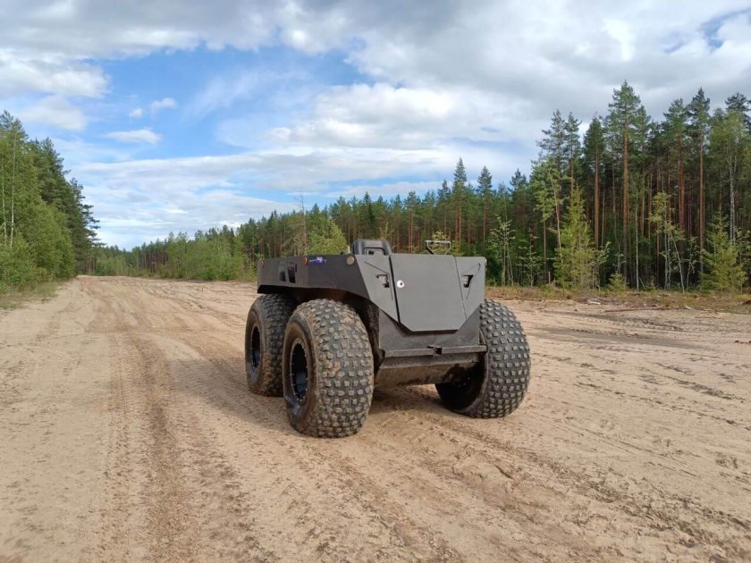 Вездеход на шинах низкого давления