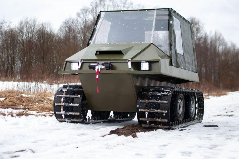 Гусеничный снегоболотоход черепаха