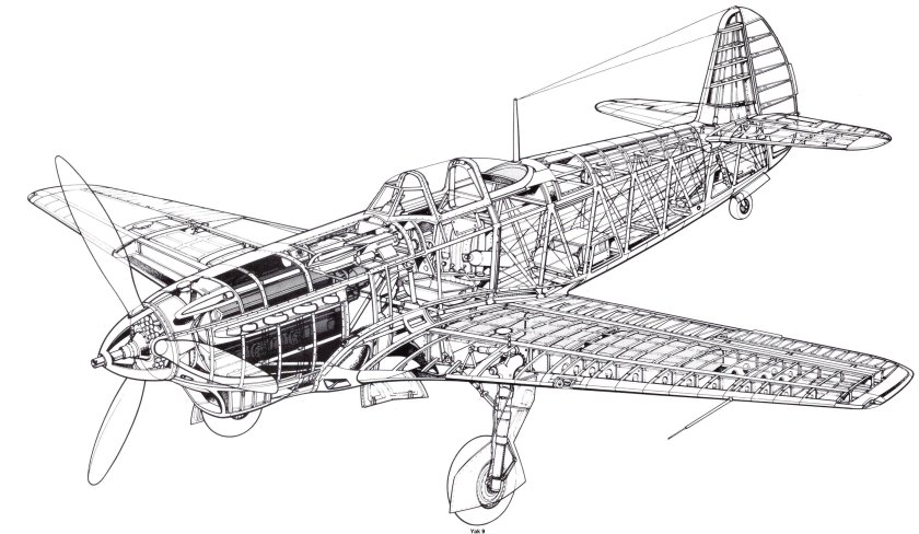 Як-9 чертежи