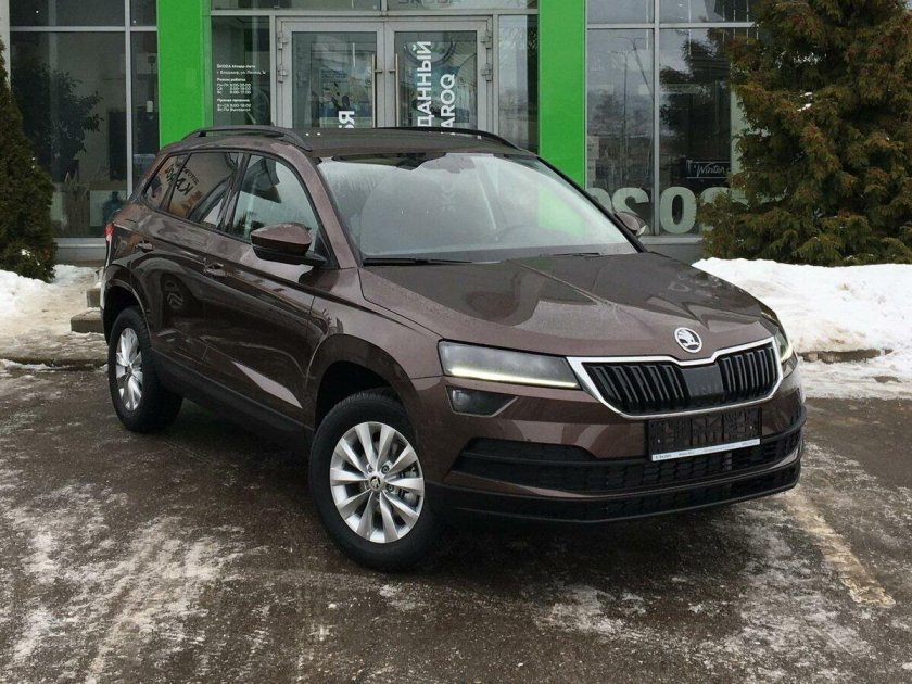 Коричневая Шкода Карок 2022