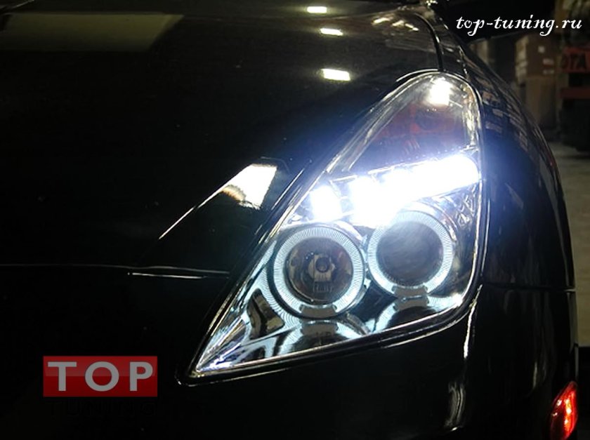 Фары ангельские глазки Toyota Celica