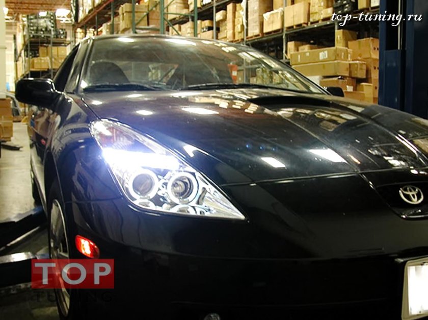 Toyota Celica t23 с ангельскими глазками