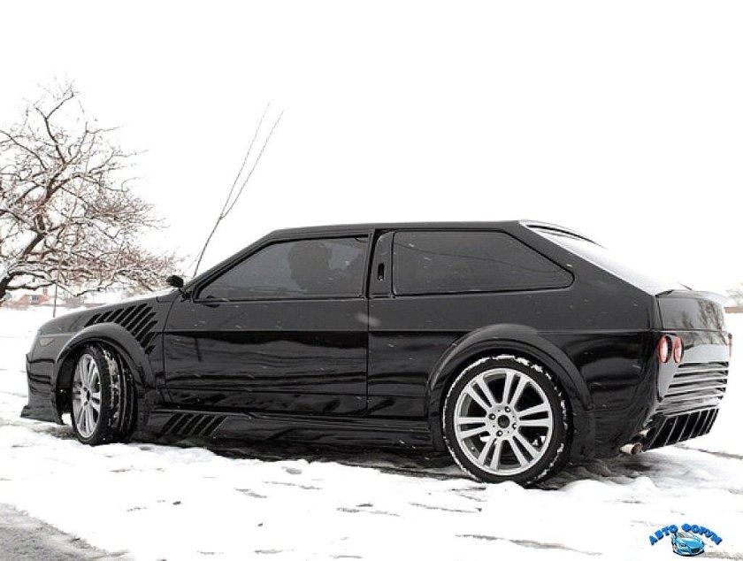 ВАЗ 2108 чёрная акула