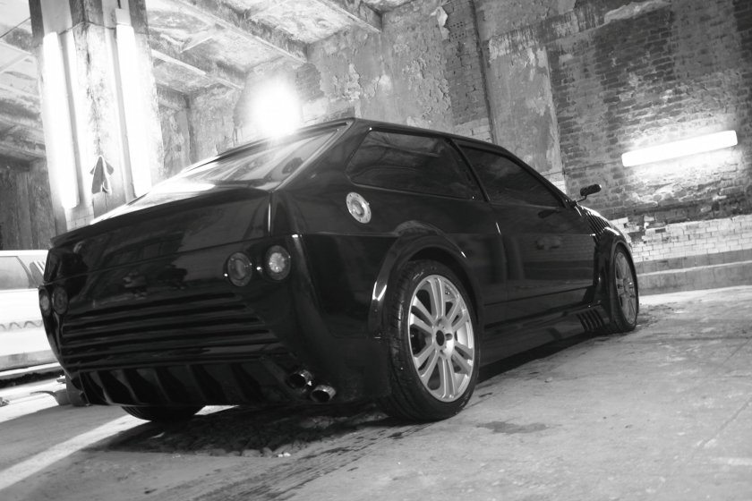 ВАЗ 2108 чёрная акула