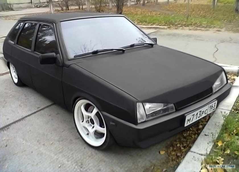 ВАЗ 2109 черная матовая