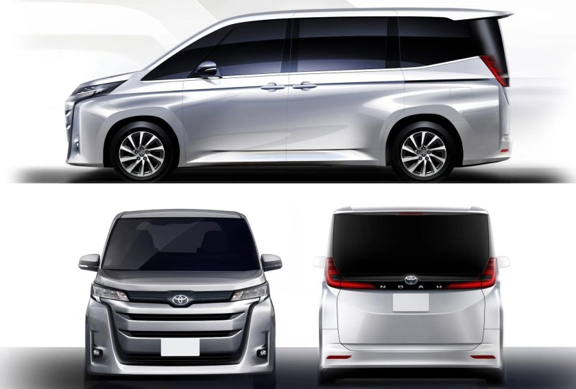 Тойота Вокси габариты