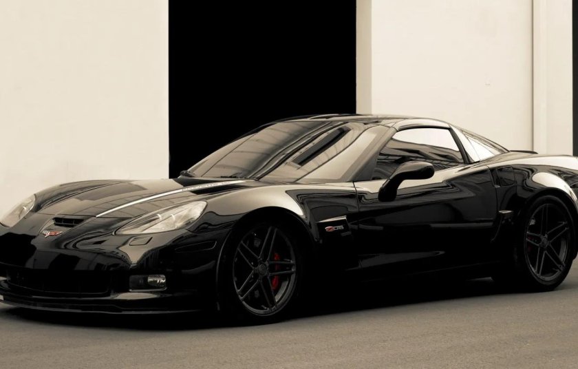 Шевроле Корвет черный