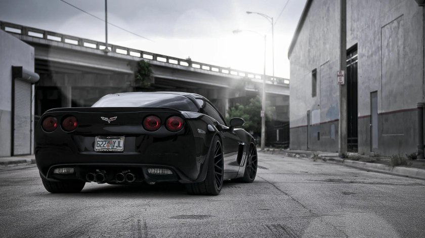 Chevrolet Corvette c6 zr1 Black