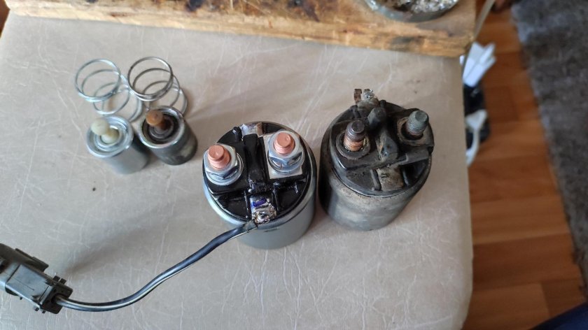 Втягивающее реле стартера Ниссан Альмера Классик