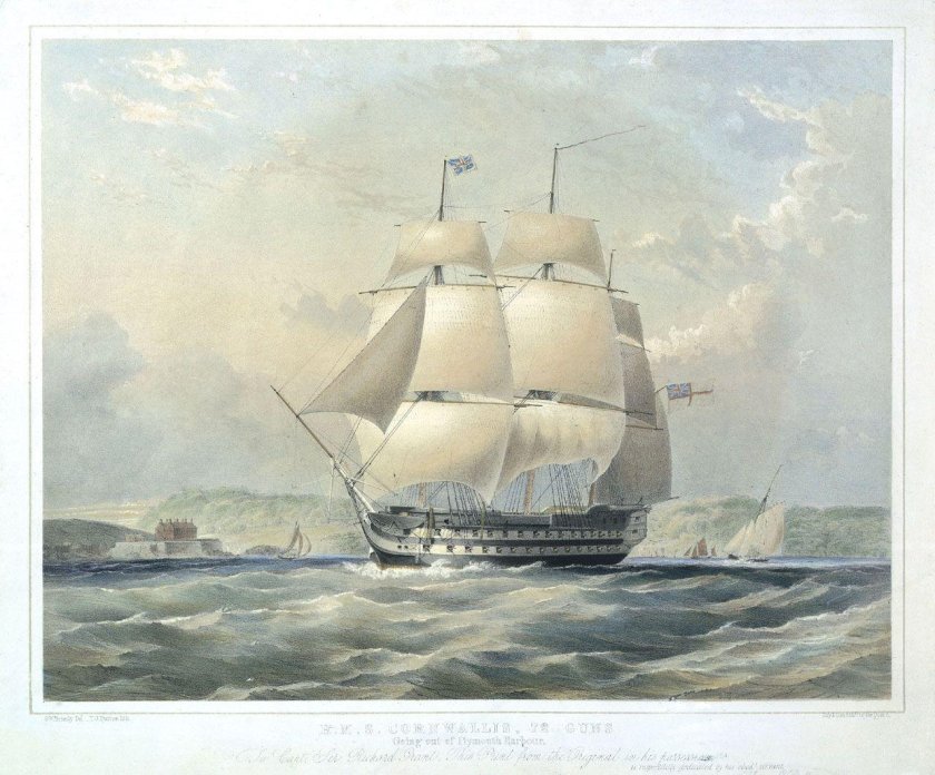 Горацио Нельсон на корабле