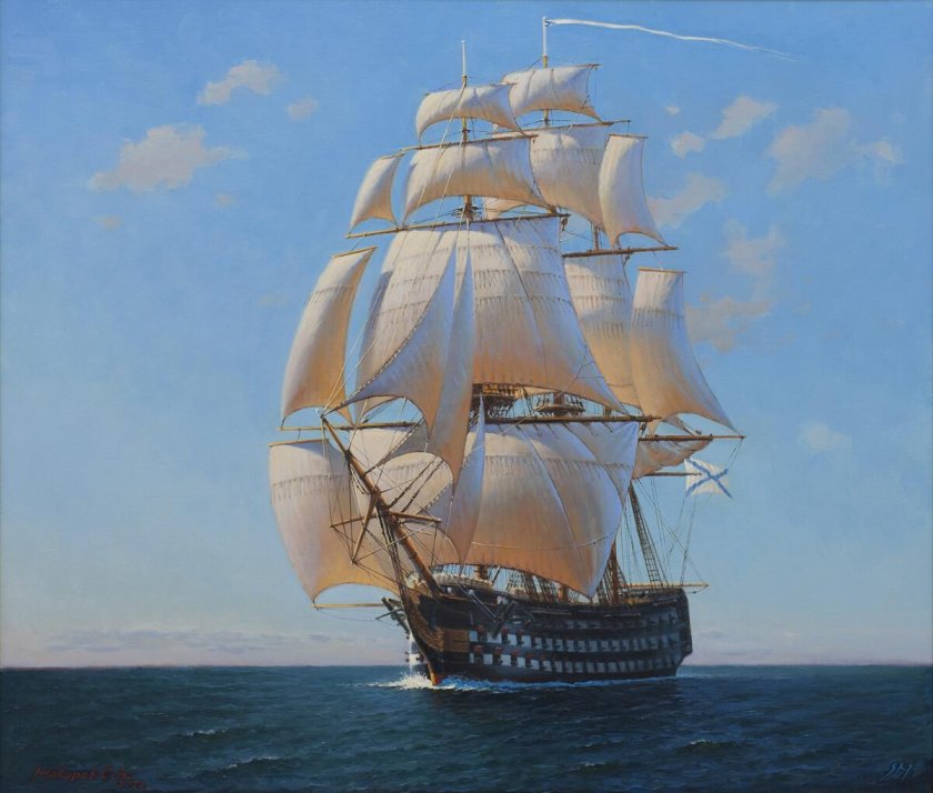 Фрегат Аврора 1854