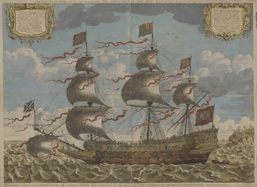 Корабль Роял Соверен 17 века