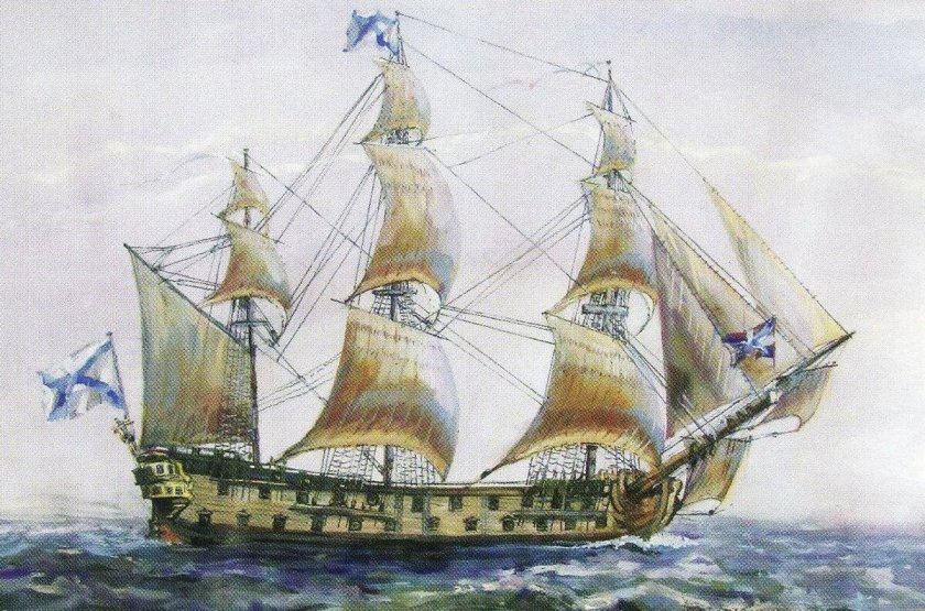 Корабль Святой Евстафий Ушакова