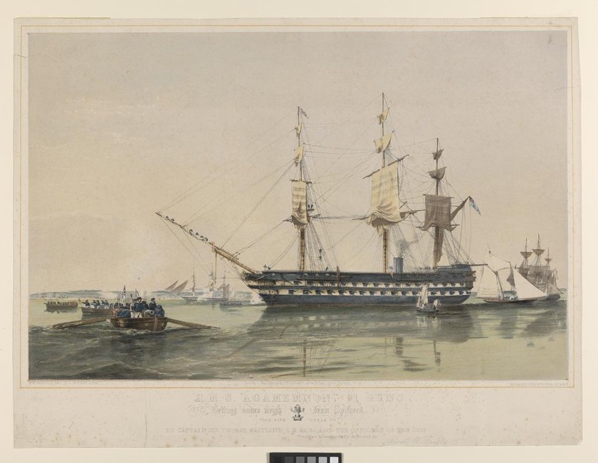 Линейный корабль Агамемнон 1852