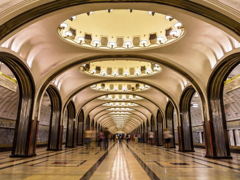 Маяковская станция метро Москва