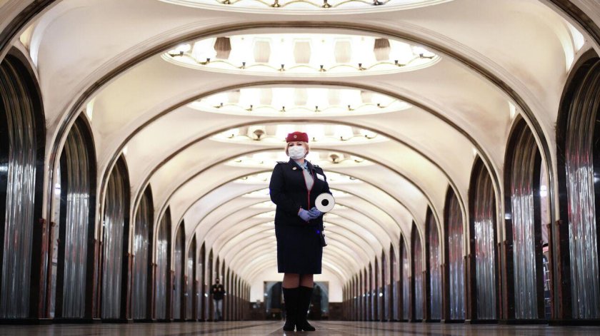 Московский метрополитен станция Маяковская