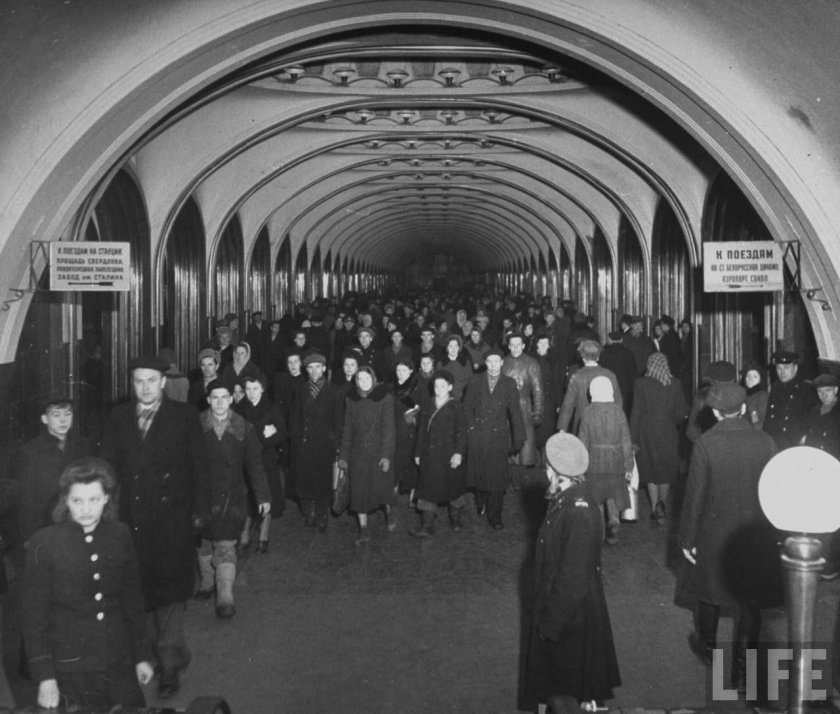 Станция метро Маяковская в годы Великой Отечественной войны