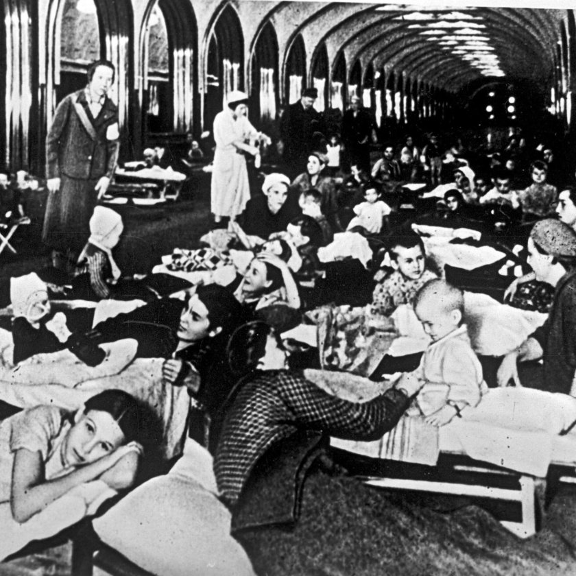 Станция метро Маяковская в годы Великой Отечественной войны