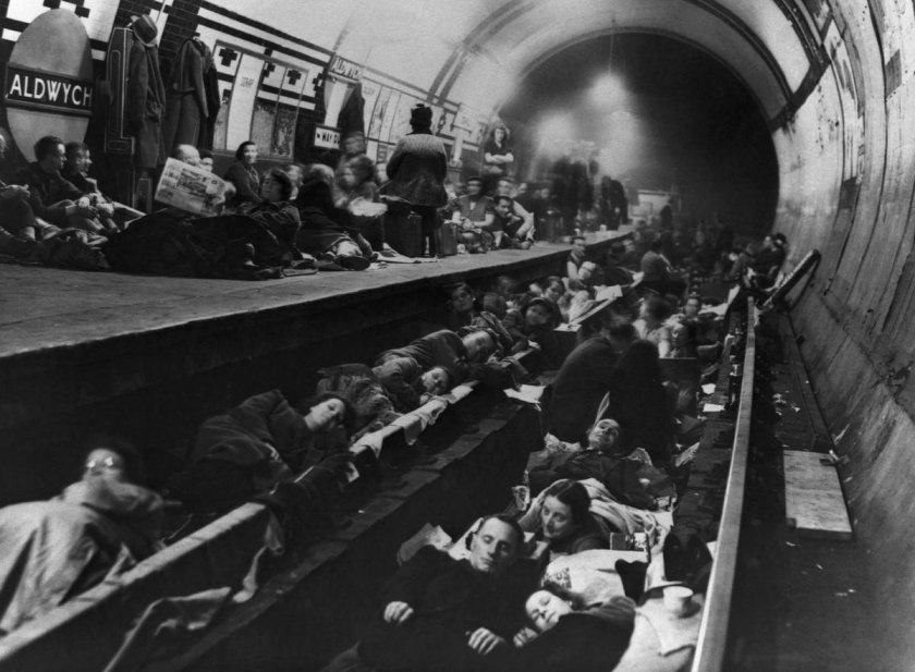 Московское метро во время войны 1941-1945